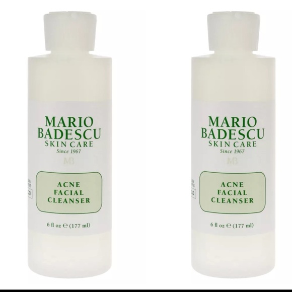 Mario Badescu Acne Facial Cleanser for Combination & Oily Skin 6oz Lot of 2 NEW - Picture 1 of 2
